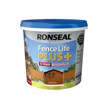 Ronseal Medium Oak 5Yr Fencelife+ 5L