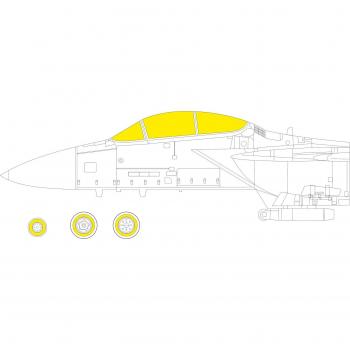 Eduard Plastic Model Seal Mask 1/72 F-15C