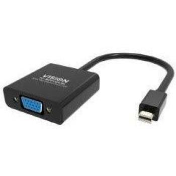 Adattatore Mini DisplayPort a VGA Vision TC-MDPVGA/BL