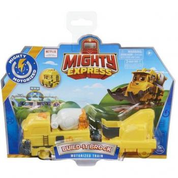 Mighty Express Motorisierter Zug Bruno mit Güterwaggon, Spielfahrzeug