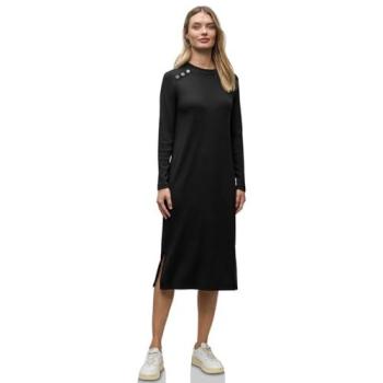 Midikleid STREET ONE – Schwarzes Damen-Midikleid, EU