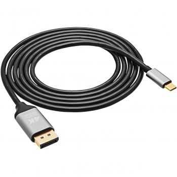 Akyga USB type C / DisplayPort Kabel, 1.8m – AK-AV-16