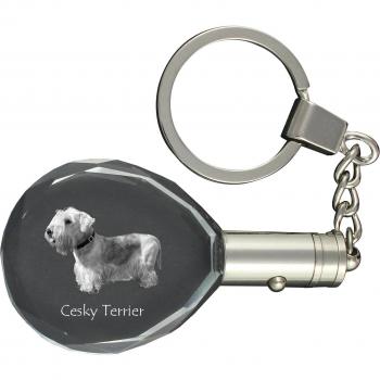 Art-Dog Transparent Dog Keychain