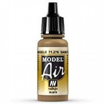 Vallejo Model Air III Sand Yellow 17mL