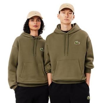 Sudadera Lacoste con capucha unisex de corte holgado