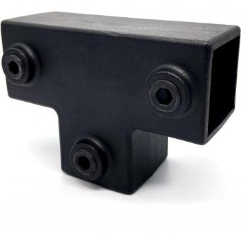 T-stuk 4S-40, 40 mm, Zwart