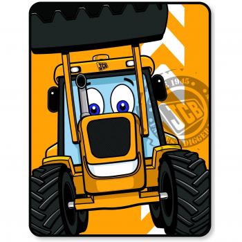 JCB Utility Truck Fleece Blanket