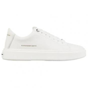 Alexander Smith Classic White Lace‑Up Sneaker