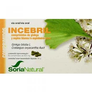 INCEBRIL ginkgo y espino blanco 60comp