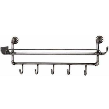 Porte-Vêtements Muraux PEGANE Anthracite