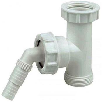 FLOPLAST APPLIANCE TRAP ADAPTOR White 40mm NEW