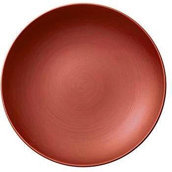 Villeroy & Boch Manufacture Glow 23 cm Flat Serving Bowl, Copper Finish