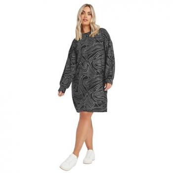 Yours Curve Gemütliches Soft Touch Jumper Kleid