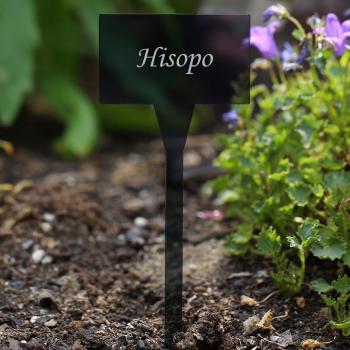 Hisopo Bütic GmbH Acrílico – Graues Quadrat-Design