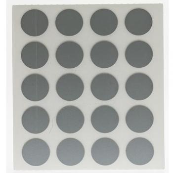 Tapón Adhesivo 20 mm Gris Metal 60 Unidades