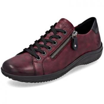 Baskets Remonte Eagle en cuir Rouge Combi