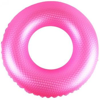 Adult Kids Summer Outdoor Inflatable Swim Ring PVC Pool Swimming Floating Boat Row Water Toy 60cm