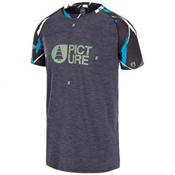 T-Shirt PICTURE Homme Noir Yago Tech