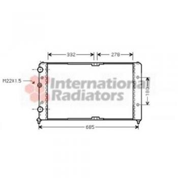 VAN WEZEL 58002191 Auto Kühler