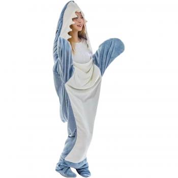 Couverture Fleece Requin à Porter