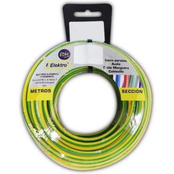CARRETE CABLECILLO FLEXIBLE 1,5mm BICOLOR LIBRE DE HALÓGENOS 15m