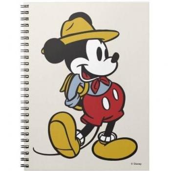 Cuaderno Mickey Mouse A5 de Naturaleza Negro y Amarillo