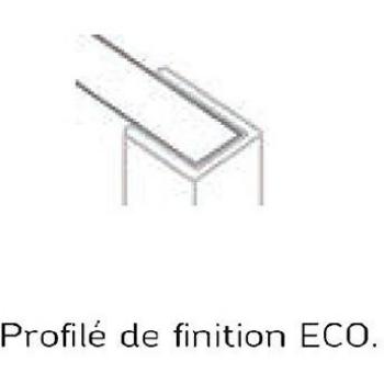 Aluminium 2420 mm Laminated Wall Edge Cap – Wall Panel Finishing