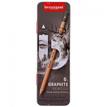 Bruynzeel Expression crayons graphite 6 unités