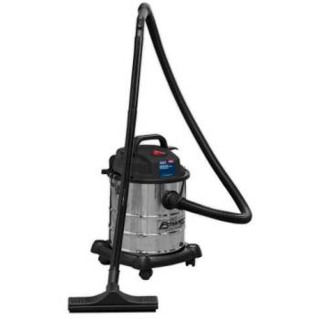 Sealey 20L Stainless Drum Wet & Dry Vacuum Cleaner
