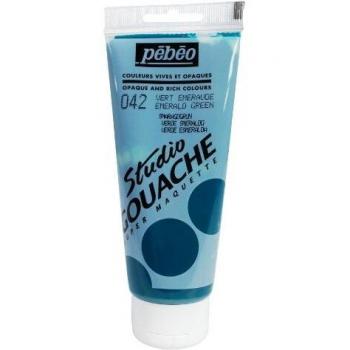 Pébéo – Peinture Gouache 100ml – Tube de Peinture Gouache Qualité Fine – Vert Émeraude