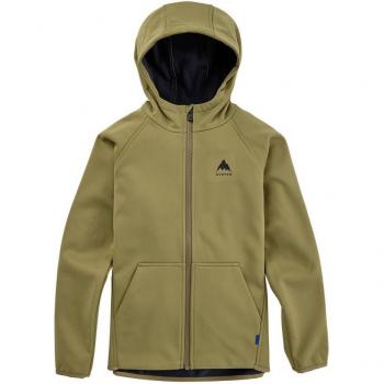Burton Crown Kapuzenjacke wetterfest für Kinder grün