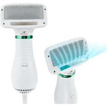 Dog and Cat Hair Dryer with Slicker Brush and Adjustable Temperature