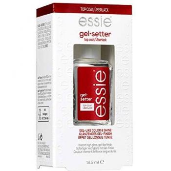Essie Top Coat gel setter, Schutz und Gel-Finish, Transparent, 13,5 ml
