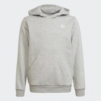 Felpa con Cappuccio Adidas Grigia per Bambini 9-10 Anni
