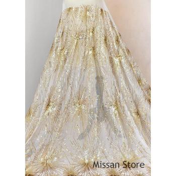 Tissu de Luxe Étincelant – Décoration de Mariage