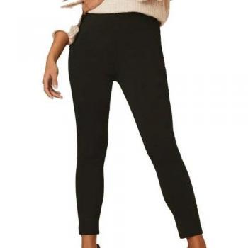 Pantaloni Diorama Eleganza Bengaline Petite Nero 8 UK