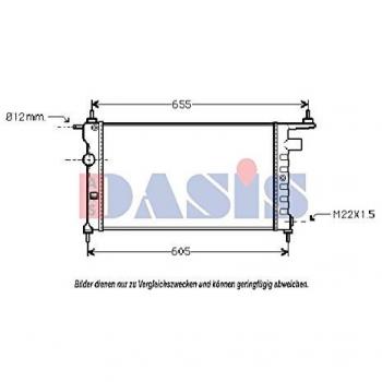 Radiatore di raffreddamento AKS Dasis 151600N
