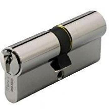 10 cylindre de porte profilé éco nickelé double 30 x 30mm 3 clés s'entrouvr