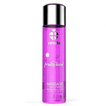 Lotion de Massage Fruity Love Framboise Rhubarbe Chauffante