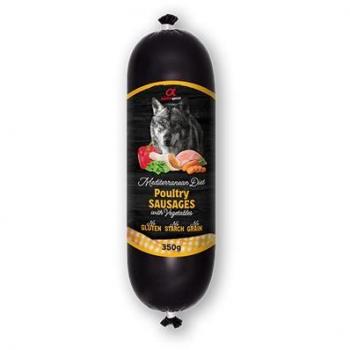 Alfa Spirit Mediterrâneo 350g – Salsicha de Frango Natural