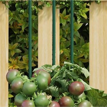 Soporte de plantas 30 unidades acero verde 115 cm