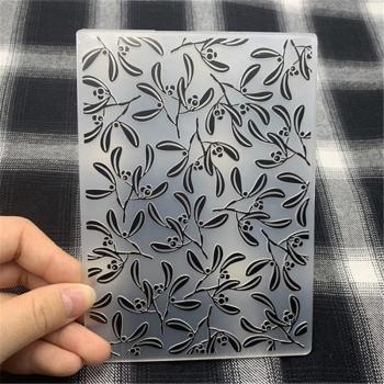 Dossier en plastique avec fond embossé pour créations manuelles