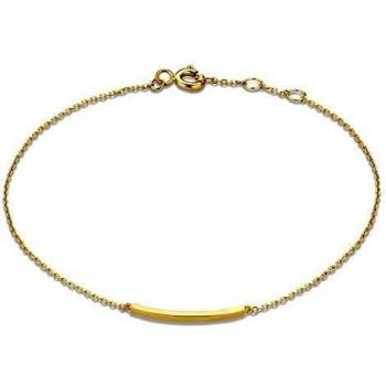 Damenarmband Rivoli Beau (14K Gold) von ISABEL BERNARD IB2001196 – 16,5–18,5 cm einstellbar, mit Anhänger