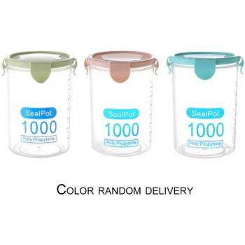 3 PCS 1000ML Plastic Kitchen Storage Jars
