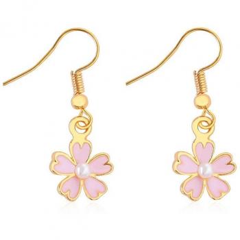 Flower Clip-On Ear Jackets
