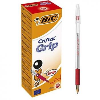 Bic Cristal Grip Ball Pens Medium Nib