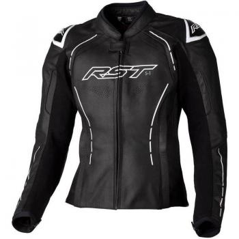 RST S1 Giacca Moto Donna 2XL Nero e Bianco