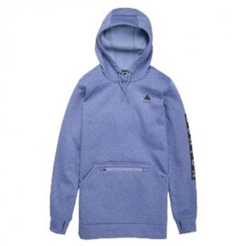 Burton Frauen Oak Long Hoodie 2024 Slate Blue Heather XS – Extra Klein
