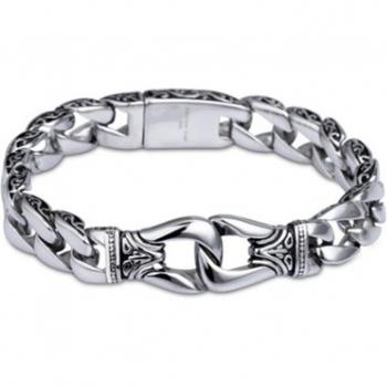 Metallische Motorrad Armbinde im Punk-Stil