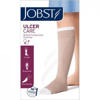 Jobst Ulcercare Calcetín Beige Talla M Sin Cremallera